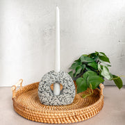 Silhouette Stone Candleholder