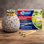 Stone Match Striker - Funky Rock Designs 