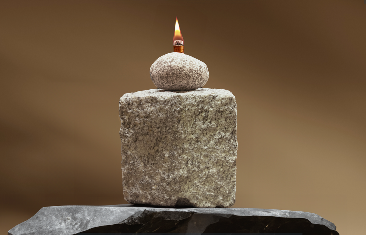 Stone Base Oil Torch – Funky Rock Designs