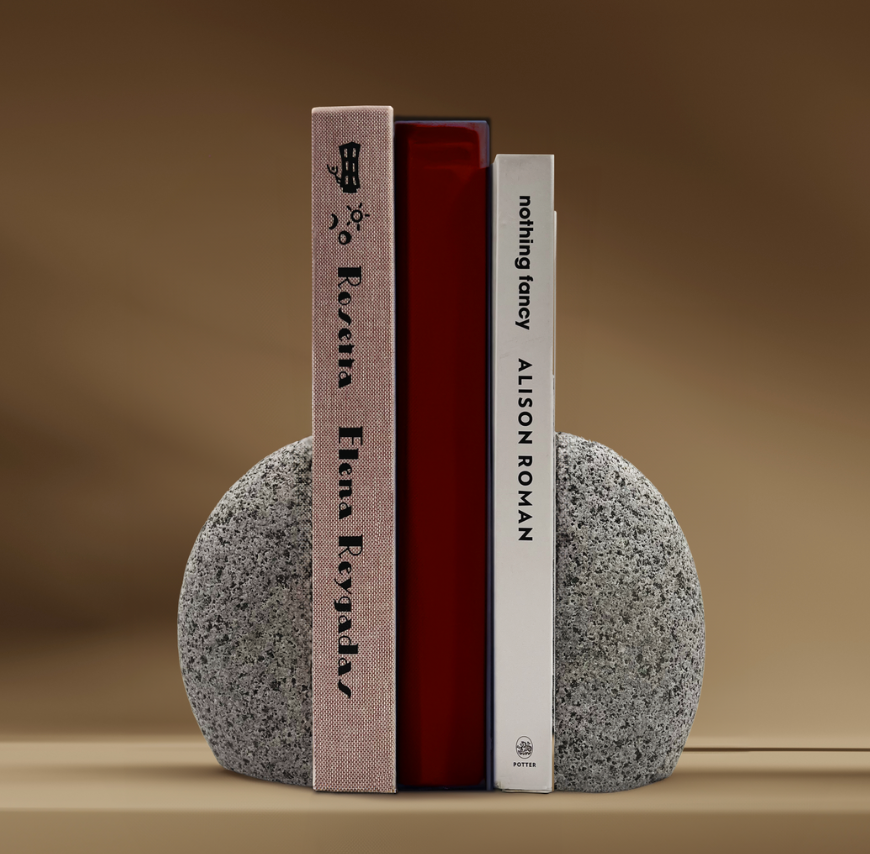 Split Stone Bookends Funky Rock Designs