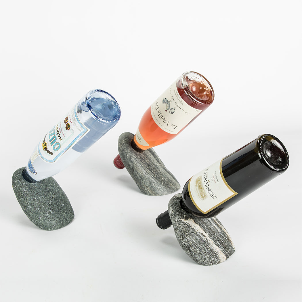 Bottoms Up Wine Bottle Holder – Sea Stones