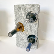 3 Bottle Granite Wine Rack