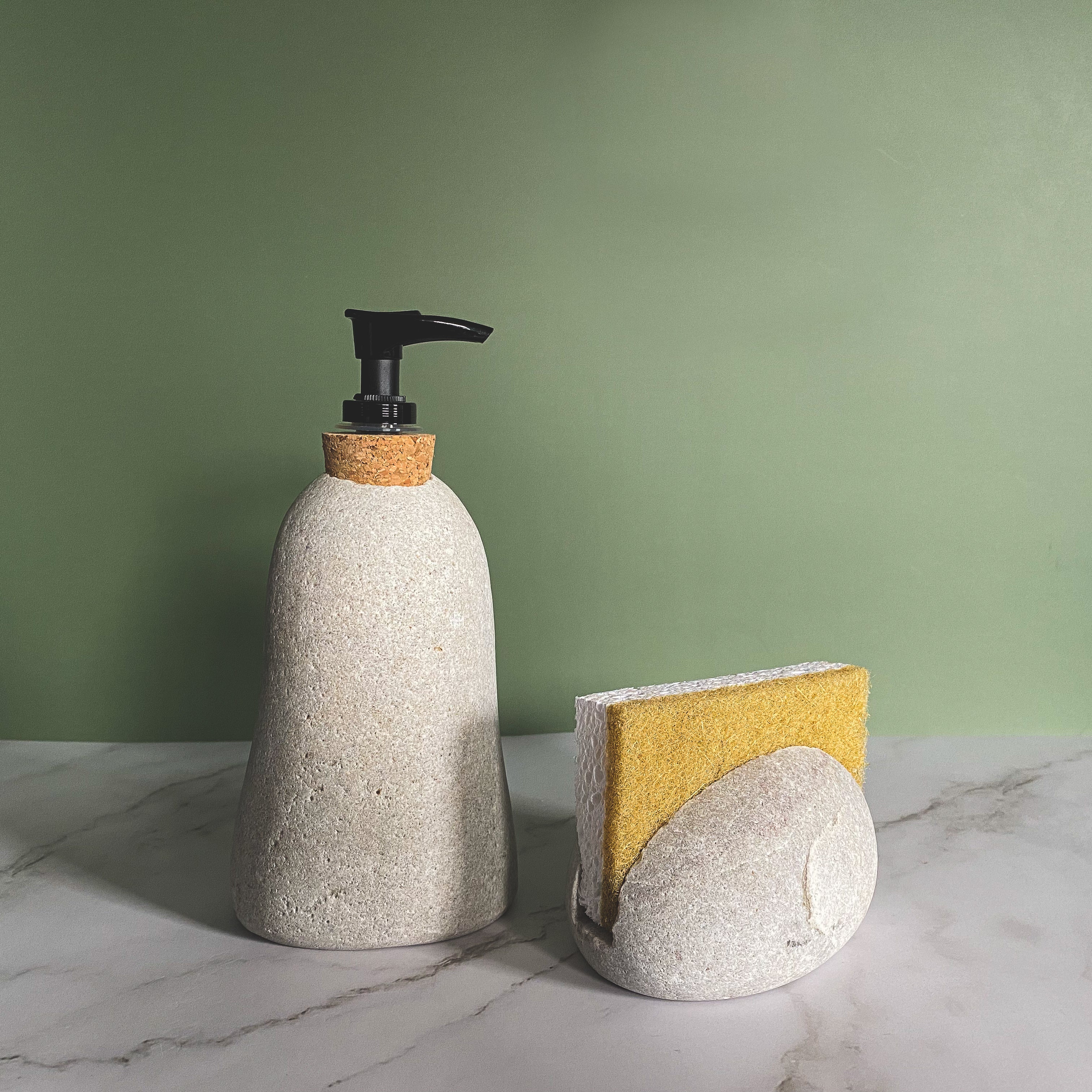 Stone Soap/Lotion Pump Dispenser